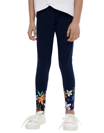 Desigual Leggings flores "Navy"