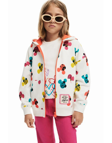 Desigual Mickey Mouse Hoodie "White"