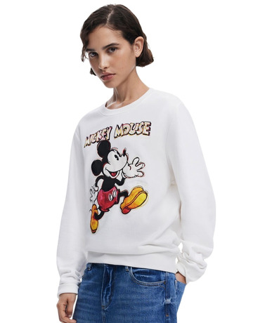 Desigual Mickey Mouse Sweatshirt "White"
