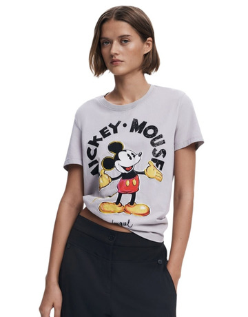 Desigual Mickey Mouse T-shirt "Gray"