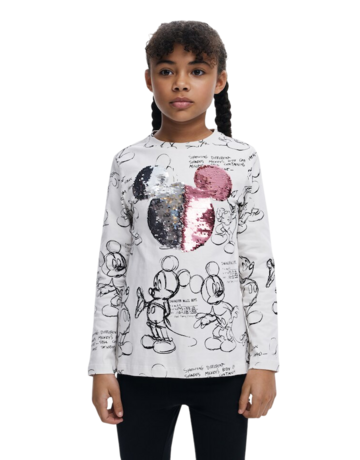 Desigual MICKEY™ SEQUIN T-SHIRT "Grey"
