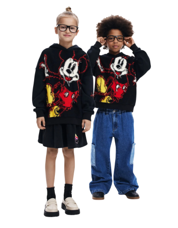 Desigual Mickey™ sweatshirt yarns "Black"