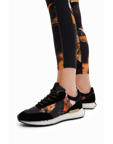 Desigual Mineral Print Running Sneakers