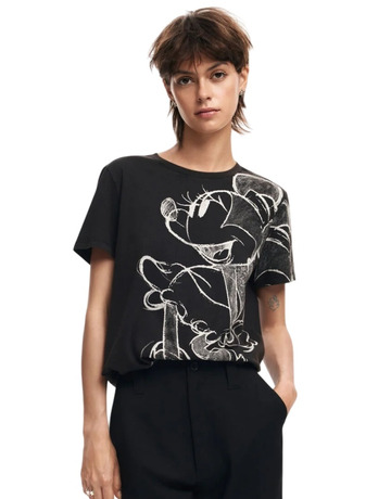 Desigual Minnie Mouse T-shirt "Black-White"