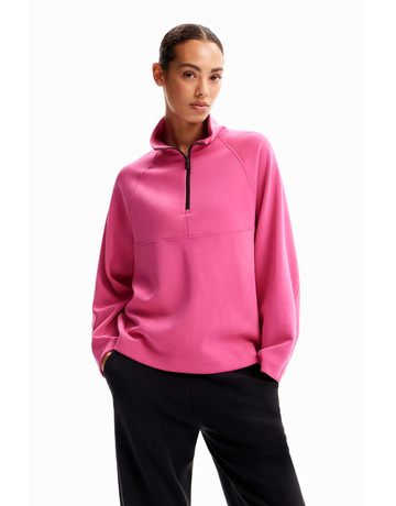 Desigual Oversize Sport Sweatshirt "Blackberry Rose"