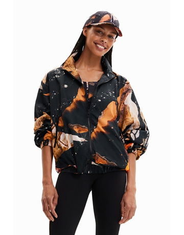 Desigual Oversized Mineral Effect Jacket