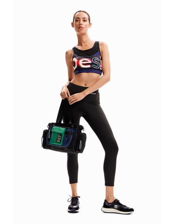 Desigual Plain Glitch Sport Leggings "Black"