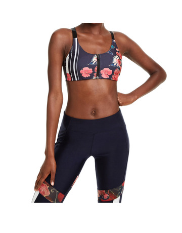 Desigual Running Bra Scarlet Bloom