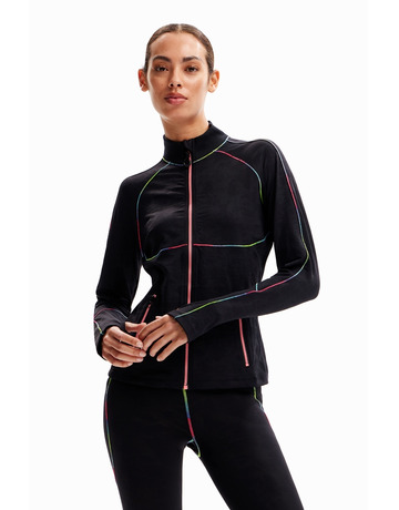 Desigual Seams Sporty Jacket "Black"