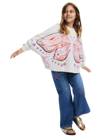 Desigual SWEAT BUTTERFLY "Grey"