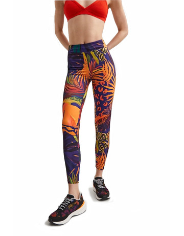 Desigual Tropical Print Leggings