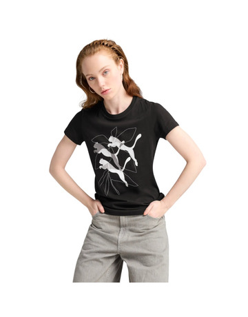 Puma GRAPHICS Branded Leaf Tee "Black"