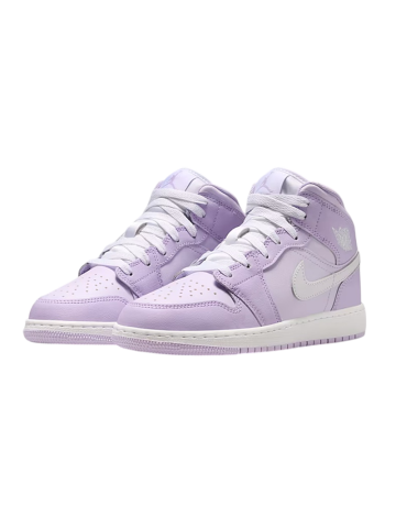 Jordan 1 Mid (GS) "Violet Mist Barely Grape"