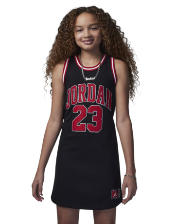 Vestido Tejido Mesh Niña Jordan JDB 23 Jersey Drees "Black"