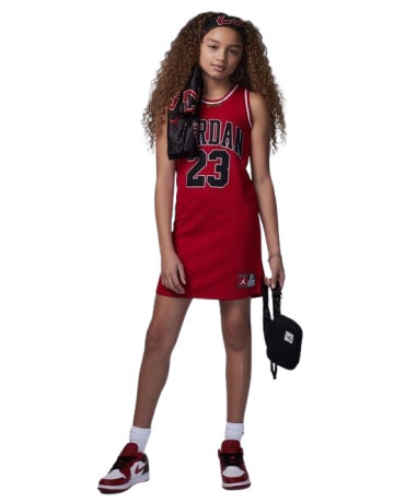 Vestido Tejido Mesh Niña Jordan JDB 23 Jersey Drees "Gym Red"