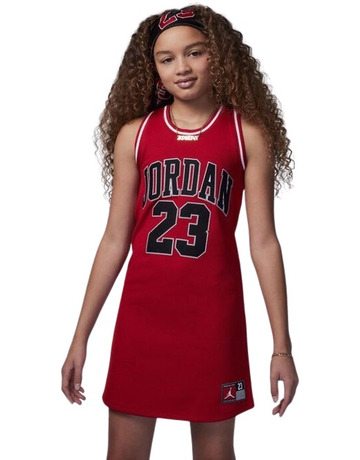 Vestido Tejido Mesh Niña Jordan JDB 23 Jersey Drees "Gym Red"