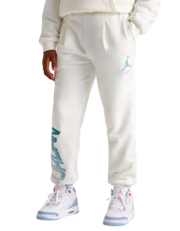 Pantalón Niña Jordan Girls Jumpman Club Pleated Fleece  "Sail"