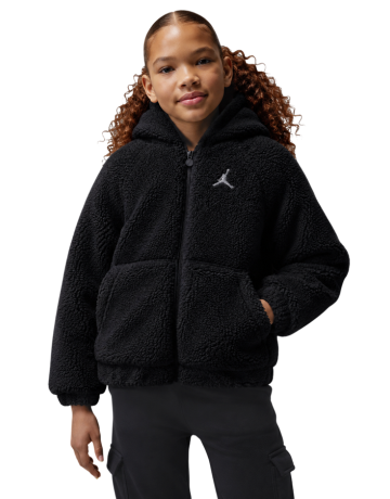 Chaqueta Sherpa Niña Jordan Jumpman Lo-Light "Black"