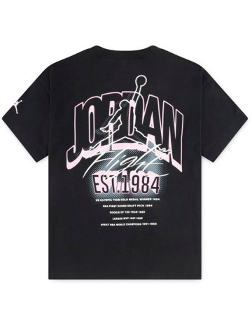 Camiseta Niña Jordan Girls MJ Back Stretch "Black"