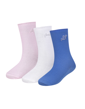 Calcetines Jordan GIRLS SCALLOPED 3 pack Socks Lightweight "Pink Foam"