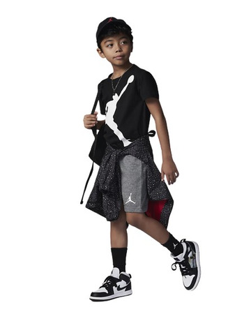 Conjunto Jordan Infants Jumpman Jumbo Tee + Short "Carbon-Black"