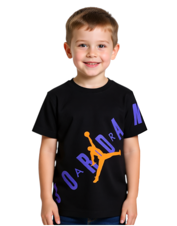 Camiseta Infantil Jordan Jumpman Stretch Graphic "Black"