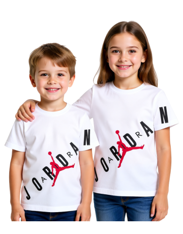 Camiseta Infantil Jordan Jumpman Stretch Graphic "White"