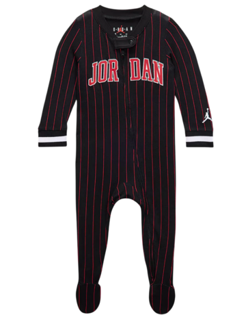 Mameluco Bebé Jordan Infants MJ 23 Jersey Footed Coverall "Black"