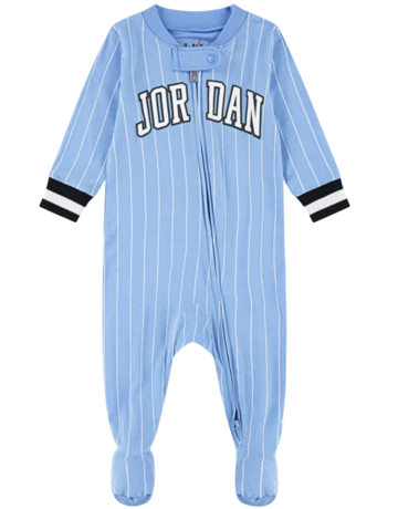 Mameluco Bebé Jordan Infants MJ 23 Jersey Footed Coverall "University Blue"