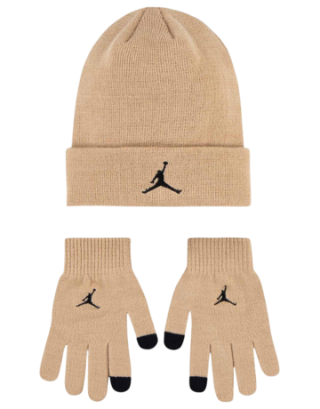 Set Gorro + Guantes Jordan Kids Essential 2Piece "Hemp"