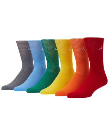 Jordan Kids JDB Everyday Essentials Crew 6 PPack Socks "Starfish"