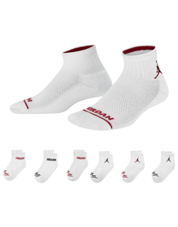 Añadir a la cesta Jordan Kids JHB Legend Ankle 6 PPack "White" Jordan Kids JHB Legend Ankle 6 PPack "White"