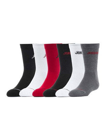 Añadir a la cesta Jordan Kids JHB Legend Crew 6 PPack Socks "Multicolor" Jordan Kids JHB Legend Crew 6 PPack Socks "Multicolor"
