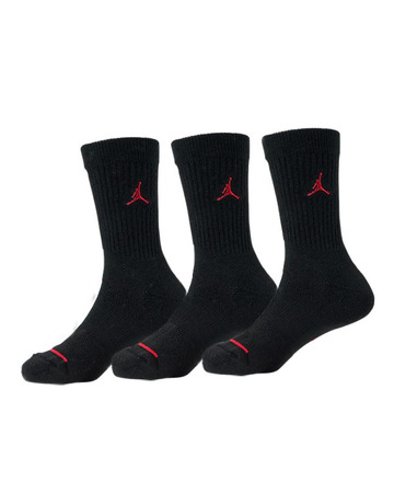 Jordan Kids Jumpman Crew Socks 3 Pair "Black"
