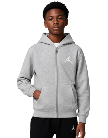 Sudadera Niño/Niña con Cremallera Jordan Jumpman Essential Fleece "Grey Heather"