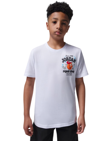 Camiseta Niño/Niña Jordan MJ's Repair Shop "White"