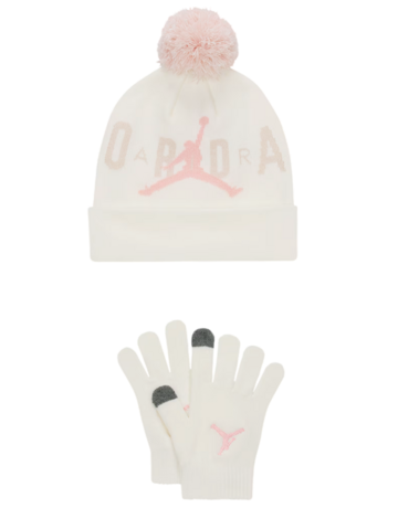 Set Gorro Pompon + Guantes Jordan Kids 2Piece "Sail"