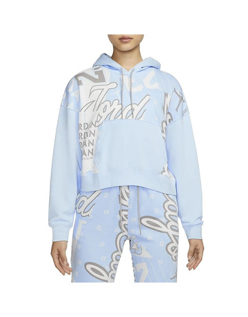Jordan Women's Fleece Allover Printed Hoodie "Celestine Blue"