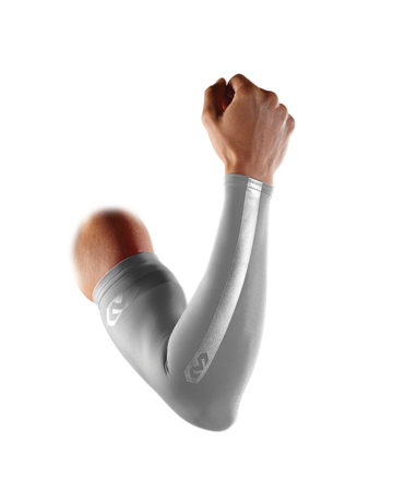 McDavid Manga Compresión Reflective Par (ultra silver)