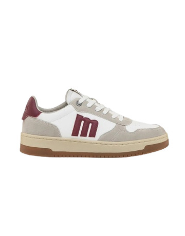 Mustang Sneakers Alfa "Off white-Bordeaux"