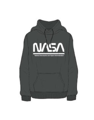Nasa Logo Hoody Sweatshirt "N05H-Black"