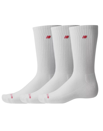 New Balance Everyday Patch Logo Crew 3 Pack "White"