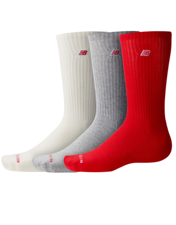 New Balance Kids Patch Logo Crew 3 Pack "Multicolor"