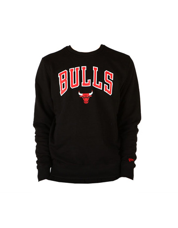 New Era Chicago Bulls BLK Tip Off Crew Sweat