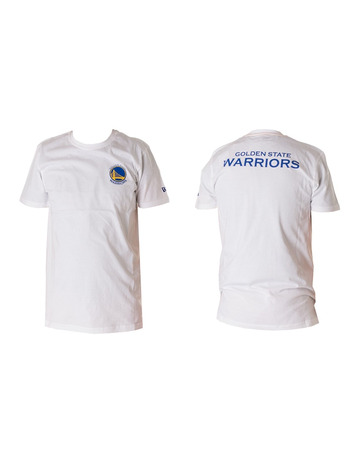 New Era Golden State Warriors WHI Tip Off Chest N Back Tee
