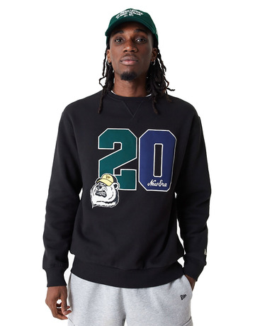 New Era Lifestyle Crew Neck Sweatshirt "Black"