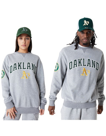 Añadir a la cesta New Era MLB Oakland Athletics Large Logo Crew Neck Sweatshirt New Era MLB Oakland Athletics Large Logo Crew Neck Sweatshirt