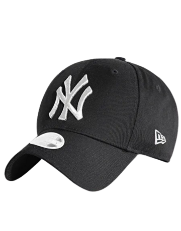 New Era MLB Wmns NY Yankees Metallic Logo 9FORTY Cap "Black"