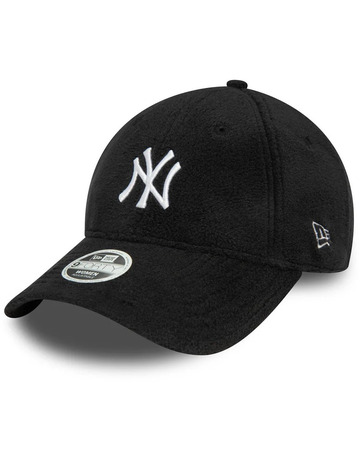 New Era MLB Womens NY Yankees Cosy 9FORTY Adjustable Cap "Black "