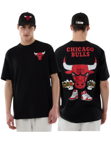 Camiseta New Era NBA Chicago Bulls Lif Graphic SS 3241
